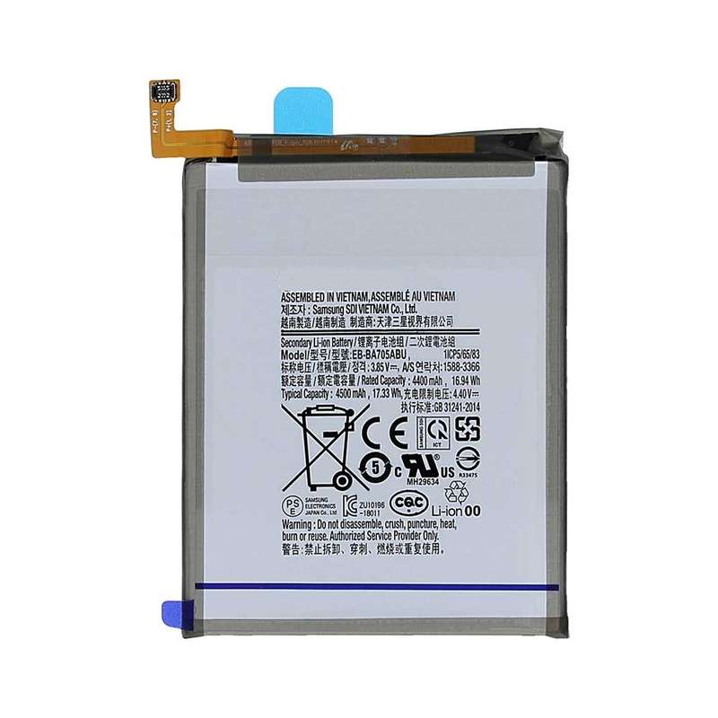 باتری موبایل مدل BA217ABY ظرفیت 5000 میلی آمپر ساعت مناسب برای گوشی موبایل سامسونگ galaxy A21s باتری موبایل مدل BA217ABY ظرفیت 5000 میلی آمپر ساعت مناسب برای گوشی موبایل سامسونگ galaxy A21s