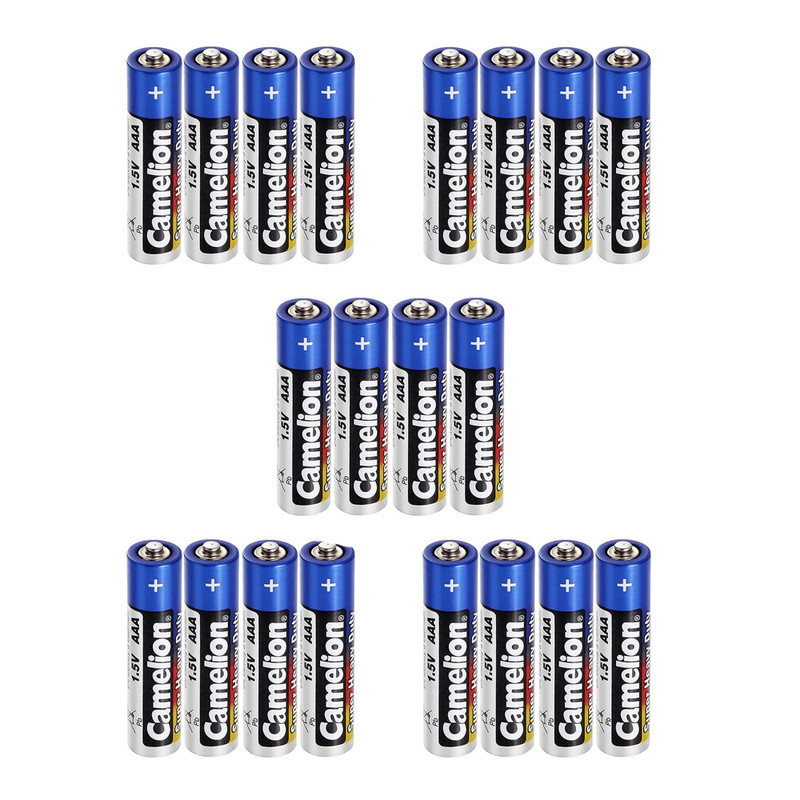 باتری قلمی و نیم قلمی کملیون مدل Super Heavy Duty بسته 40 عددی