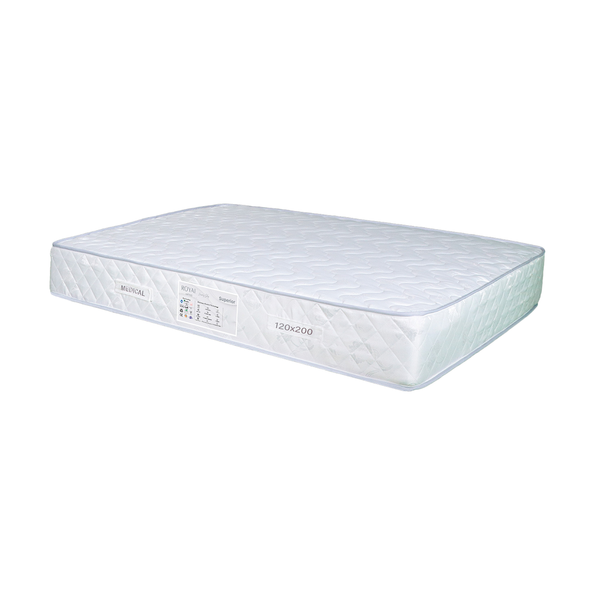 تشک رویال مدل مدیکال کد 03 یک نفره سایز 200×120 سانتی متر