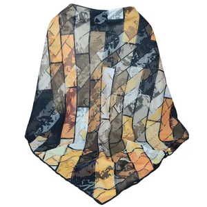 روسری زنانه مدل نخ کریستال لبه دوزی چاپ دیجیتال کد 2008