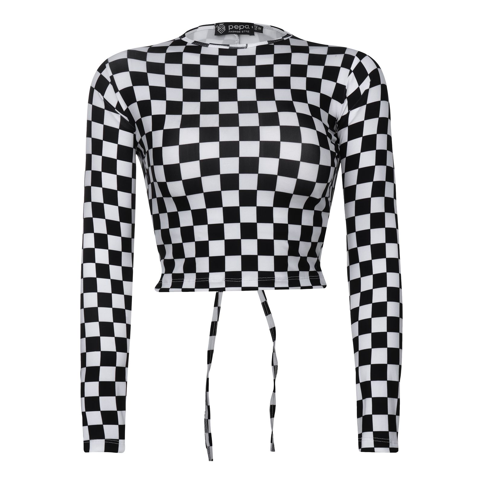 نیم تنه زنانه پپا مدل checkered  -  - 1