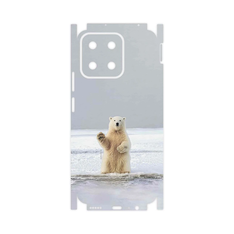 برچسب پوششی ماهوت مدل Polar_bear-FullSkin مناسب برای گوشی موبایل آنر X7c