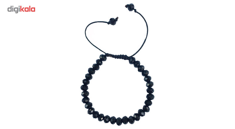 دستبند عود طرح کریستال مشکی مدل 100094 دستبند عود طرح کریستال مشکی مدل 100094