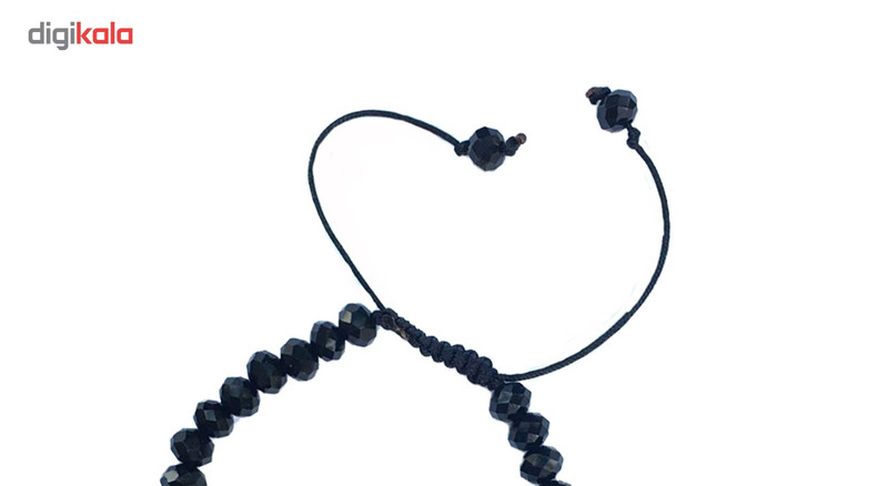 دستبند عود طرح کریستال مشکی مدل 100094 دستبند عود طرح کریستال مشکی مدل 100094