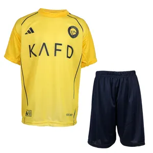 ست تی‌شرت آستین کوتاه و شلوارک ورزشی مردانه مدل النصر رونالدو