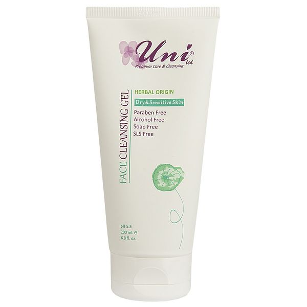 ژل پاک کننده صورت یونی لد مدل Dry And Sensitive Skin حجم 200 میلی لیتر ژل پاک کننده صورت یونی لد مدل Dry And Sensitive Skin حجم 200 میلی لیتر