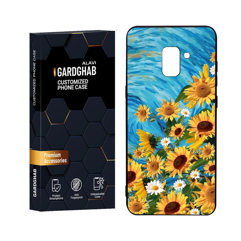 کاور گارد قاب علوی مدل Glass مناسب برای گوشی موبایل سامسونگ Galaxy A8 Plus