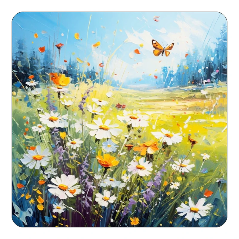 مگنت کاکتی طرح نقاشی رنگ روغن مدل mp71347