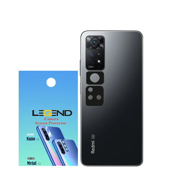 محافظ لنز دوربین لجند مدل فلزی مناسب برای گوشی موبایل شیائومی Note 11 pro 