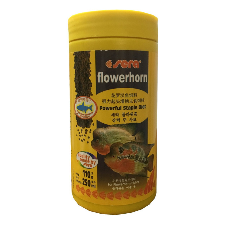 غذای ماهی سرا مدل Flowerhorn وزن 110 گرم