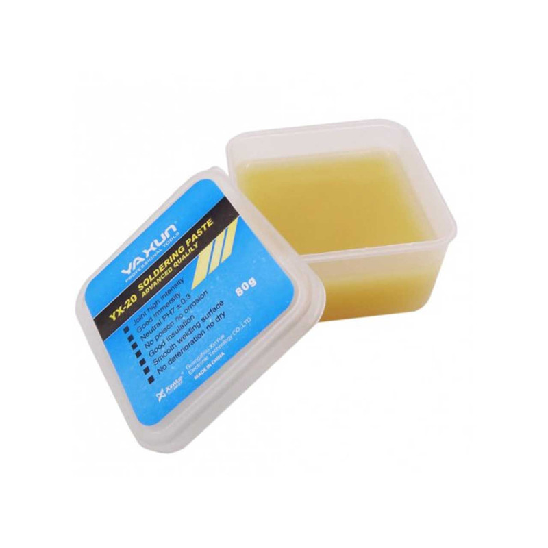 خمیر فلاکس یاکسون مدل YX-20 وزن 80 گرم خمیر فلاکس یاکسون مدل YX-20 وزن 80 گرم