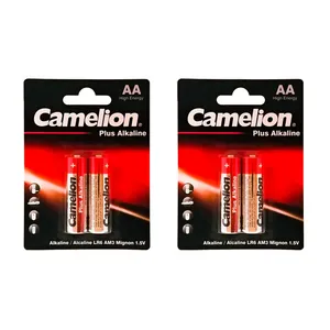 باتری قلمی کملیون مدل Plus Alkaline مجموعه 4 عددی