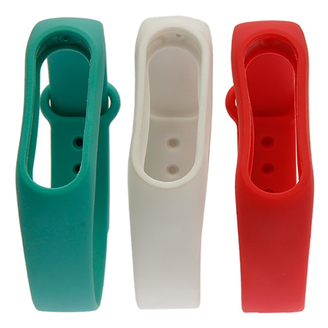 بند مچ بند هوشمند شیائومی مدل Mi Band 2 Silicone بسته 3 عددی