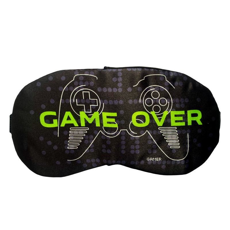 چشم بند خواب مدل کمپرس دار طرح گیمر کد game over