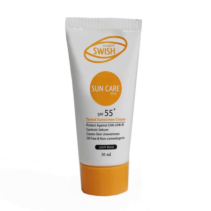 کرم ضد آفتاب رنگی سوئیش میکاپ مدل بژ روشن SPF 55 حجم 50 میلی لیتر