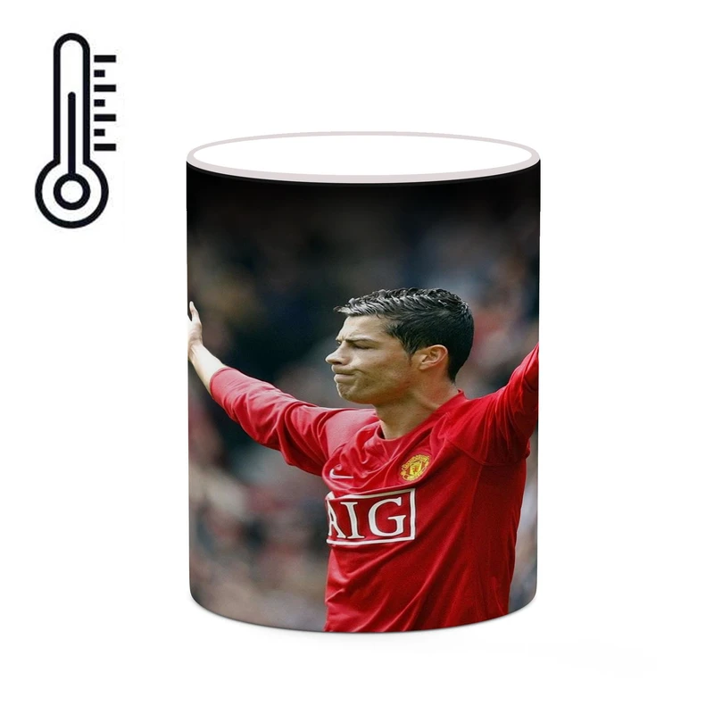 ماگ حرارتی کاکتی طرح Ronaldo رونالدو مدل mgh43191