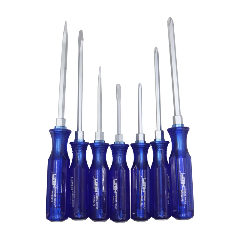 پیچ گوشتی ضربه خور هیلتی مدل YP-7PCS مجموعه 7 عددی 