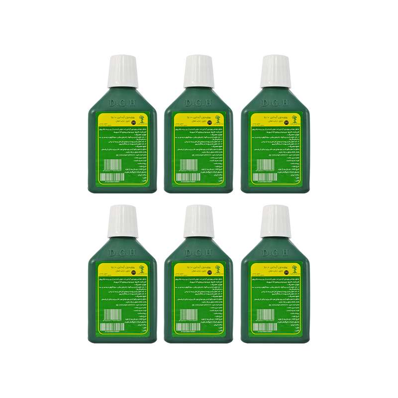 محلول ضد عفونی کننده بتادین دی جی اچ مدل G458 حجم 250 میلی لیتر مجموعه 6 عددی