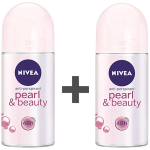 پک رول ضد تعریق زنانه نیوآ مدل Pearl And Beauty حجم 50 میلی لیتر - بسته 2 عددی