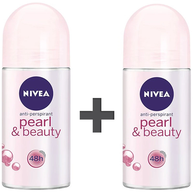 پک رول ضد تعریق زنانه نیوآ مدل Pearl And Beauty حجم 50 میلی لیتر - بسته 2 عددی