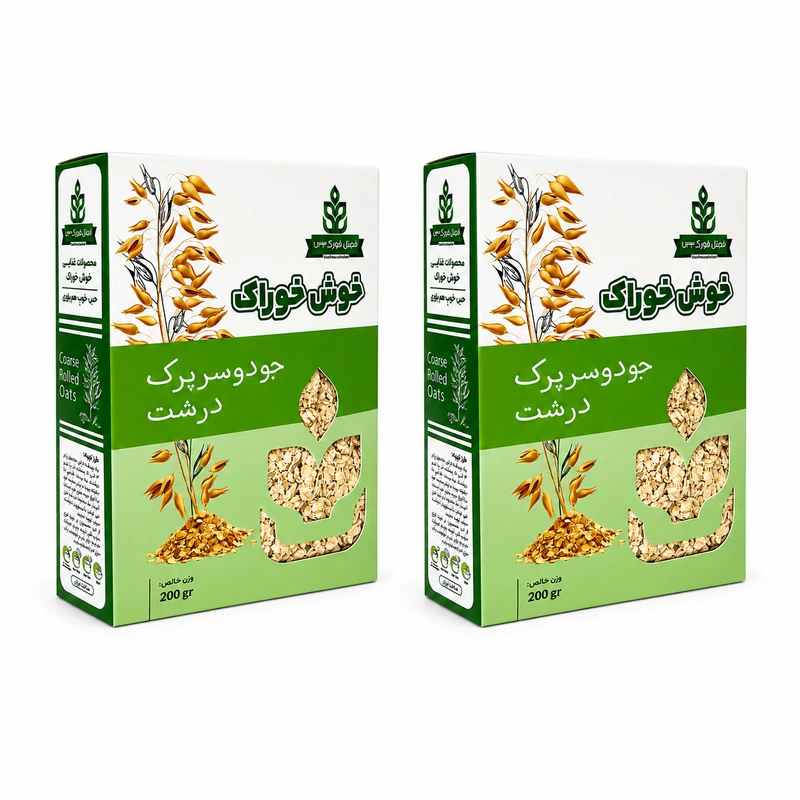 جو دوسر پرک درشت خوش خوراک - 250 گرم بسته 2 عددی