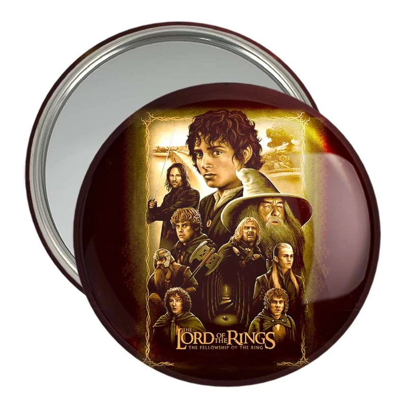آینه جیبی خندالو طرح ارباب حلقه ها Lord of the Rings  کد 4554