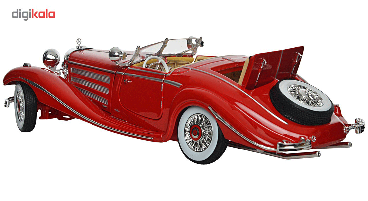 ماشین بازی مایستو مدل Mercedes Benz 500K Type Specialroadster 1936