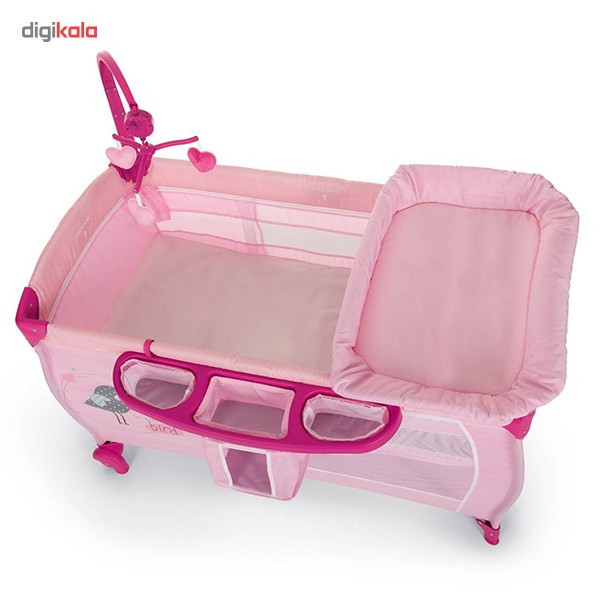 تخت و پارک بازی هاوک مدل Baby Center Birdie