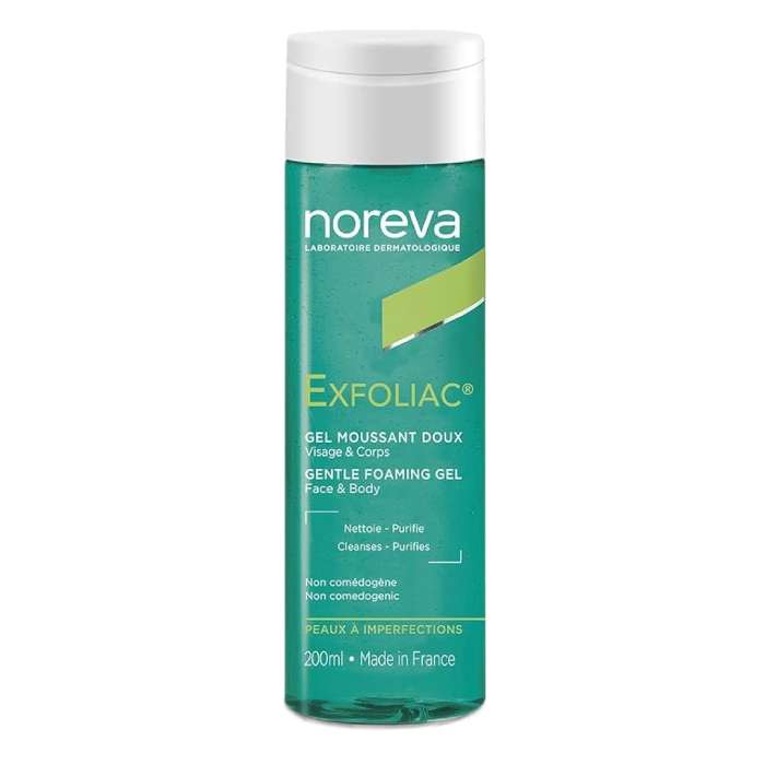 ژل پاک کننده آرایش صورت نوروا مدل Exfoliac Gentle حجم 200 میلی لیتر ژل پاک کننده آرایش صورت نوروا مدل Exfoliac Gentle حجم 200 میلی لیتر