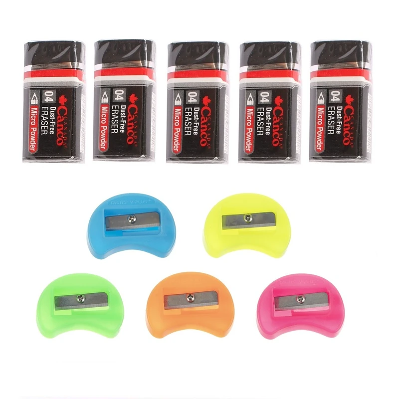 تراش فکتیس مدل ju353 به همراه پاک کن مجموعه 10 عددی