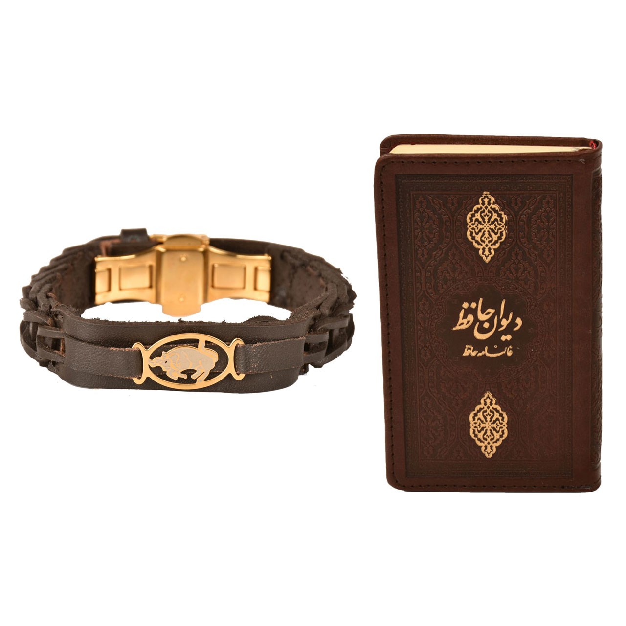 ست هدیه طرح تولد اردیبهشت   کهن چرم  مدل m118- 2