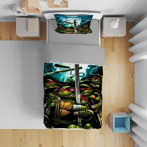 سرویس روتختی مدل لاک پشت های نینجا 5079 تکنفره 5 تکه