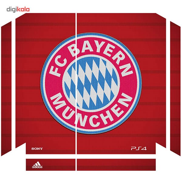 برچسب افقی پلی استیشن 4 ونسونی طرح Bayern Munchen 2016