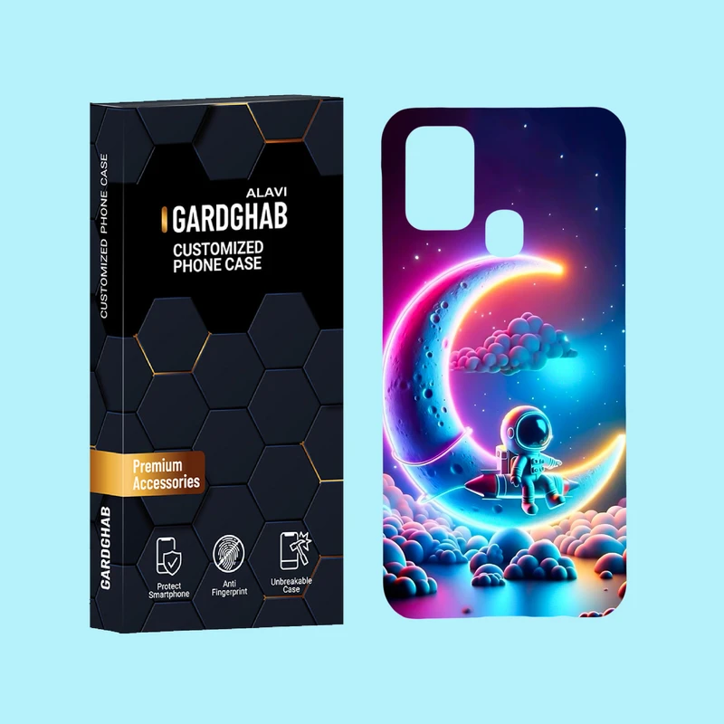 کاور گارد قاب علوی مدل فضانورد مناسب برای گوشی موبایل سامسونگ Galaxy M31