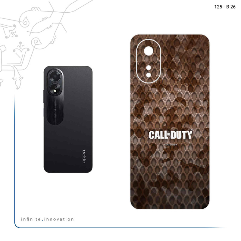 برچسب پوششی ماهوت مدل Call_of_Duty_Game مناسب برای گوشی موبایل اپو A38