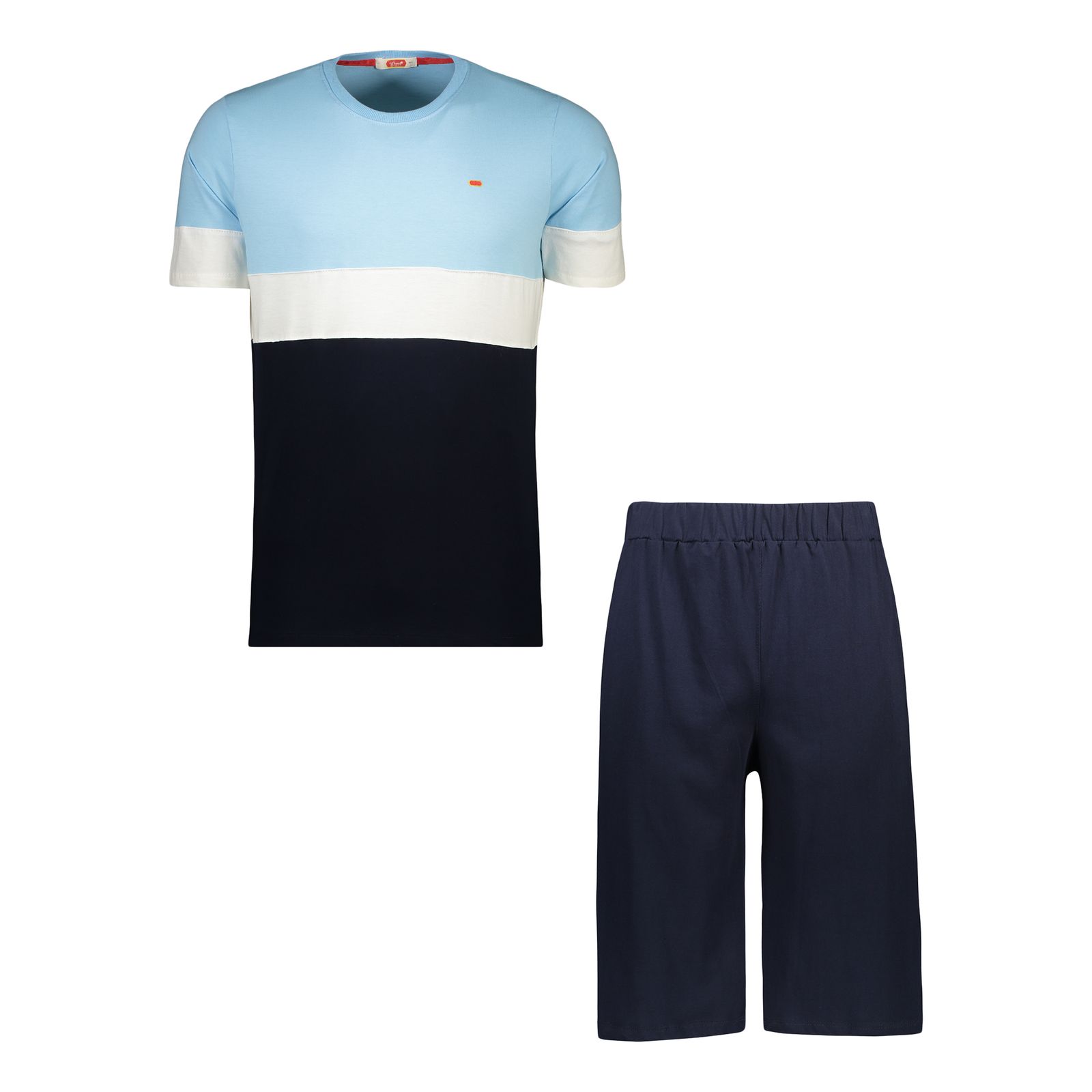 ست تی شرت آستین کوتاه و شلوارک مردانه مادر مدل 412-70 - - 17