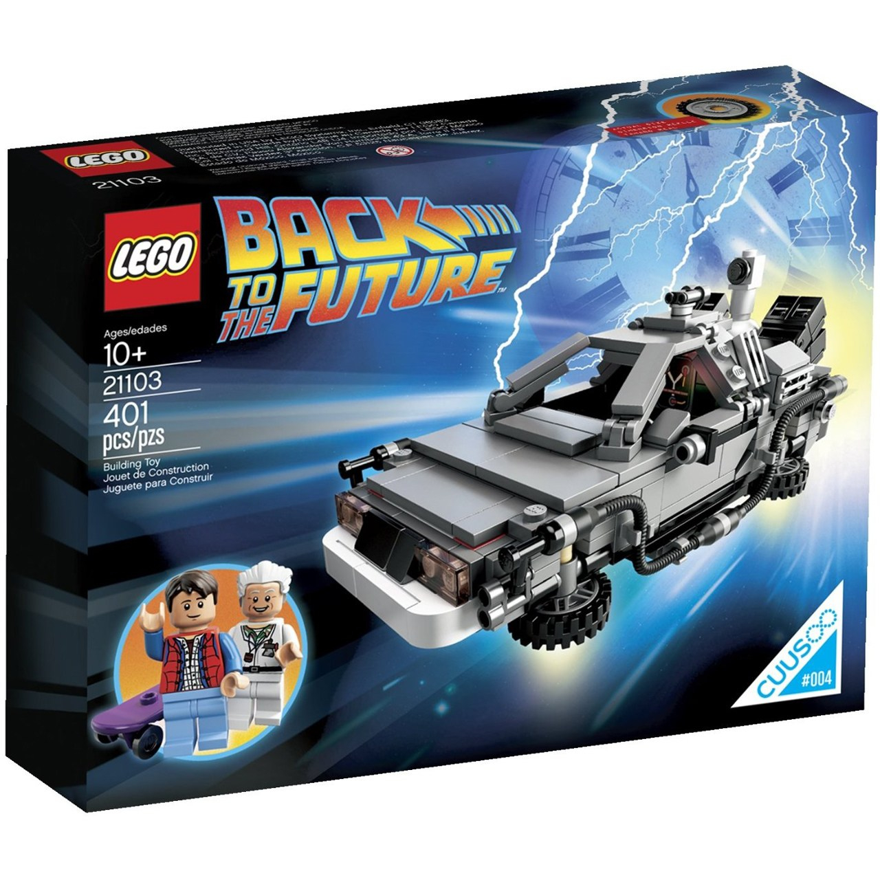 لگو سری Back To The Future مدل The DeLorean Time Machine