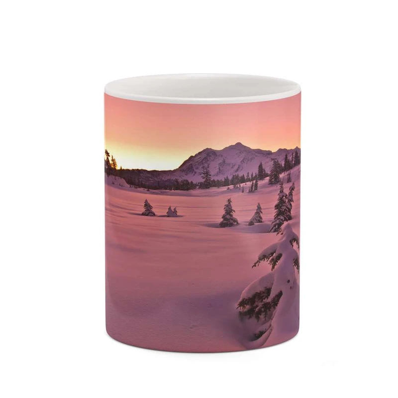 ماگ کاکتی مدل منظره برفی کد mgh18488