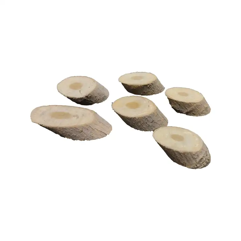 اسلایس چوبی مدل ستاره کوکب مورب بسته 6 عددی