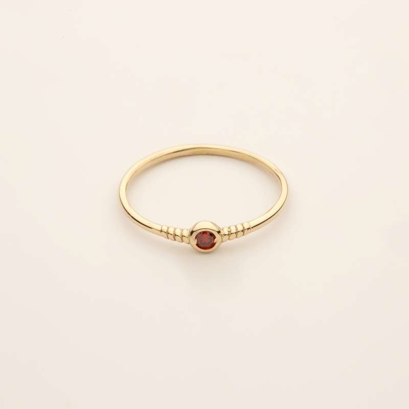 انگشتر طلا 18 عیار زنانه پرسته مدل WR313