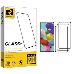 Randika GLD Screen Protector For Samsung Galaxy A51 Pack Of 3