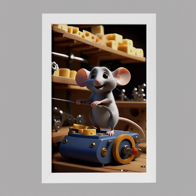 تابلو خندالو مدل موش کوچولو کد F7793