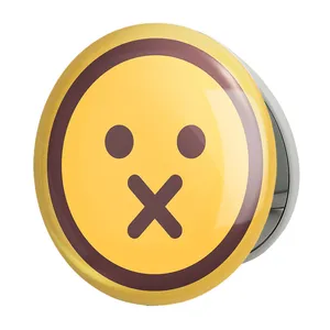 آینه جیبی خندالو طرح ایموجی Emoji مدل تاشو کد 5382 