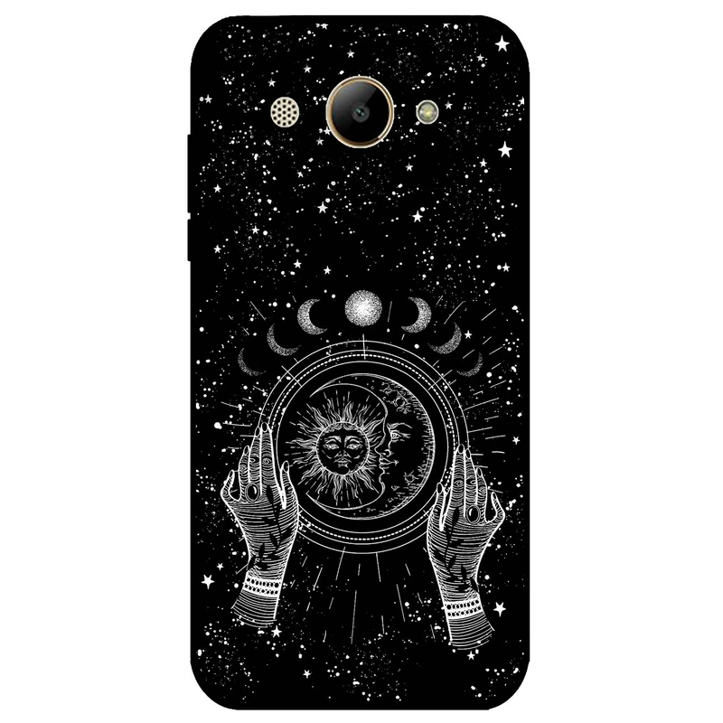 کاور مگافون طرح ماه و خورشید مدل 1892 مناسب برای  گوشی موبایل هوآوی Y3 2017 / Y3 2018 