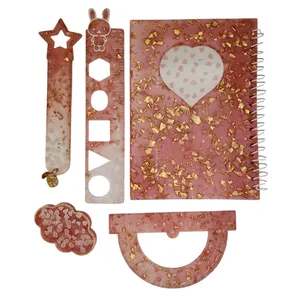 بسته لوازم تحریر مدل رزین کد 0022 مجموعه 5 عددی