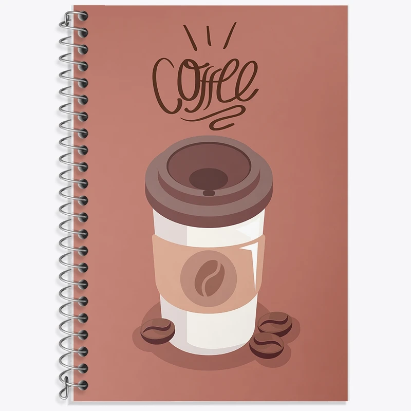 دفتر لغت 50 برگ خندالو طرح قهوه (Coffee) کد F1549