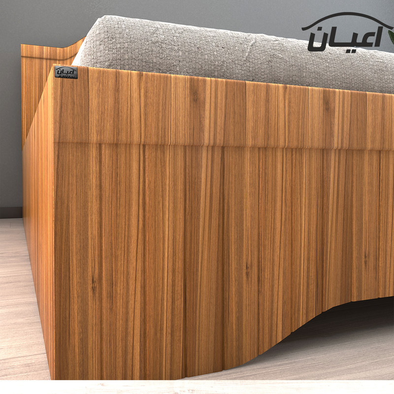 تخت خواب یکنفره اعیان مدل FH424 سایز 90x200 سانتی متر