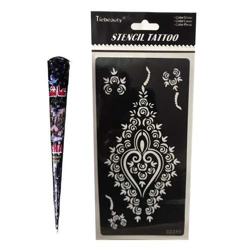 شابلون تتو و حنا طراحی کد 216