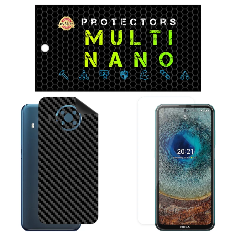محافظ صفحه نمایش مولتی نانو مدل X-SFC مناسب برای گوشی موبایل نوکیا X10 به همراه برچسب پوششی
