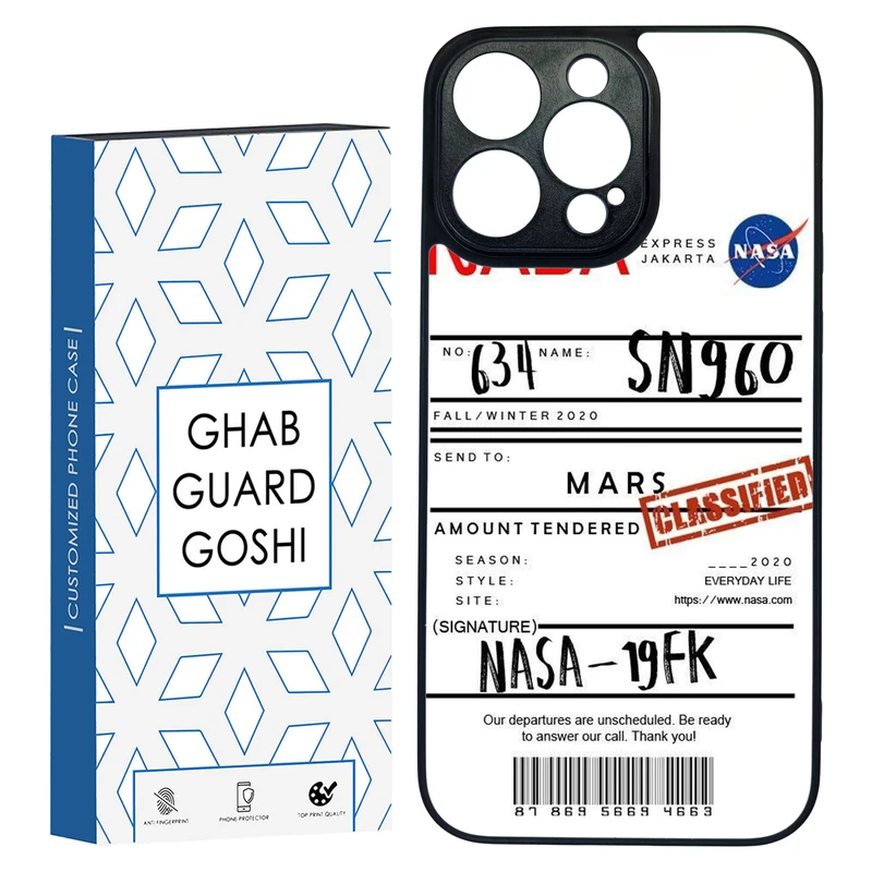 کاور قاب گارد گوشی طرح ناسا کد TPU-192 مناسب برای گوشی موبایل اپل Iphone 14 PRO MAX